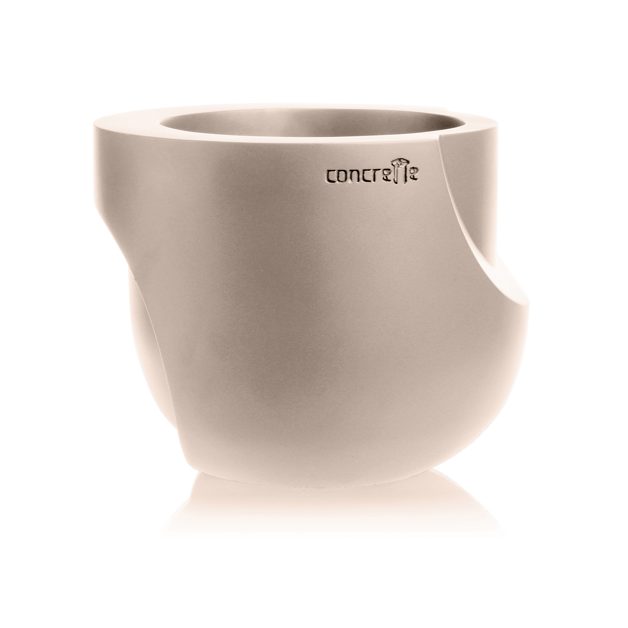 Donica Cut My Side Light Beige Poli 13 cm