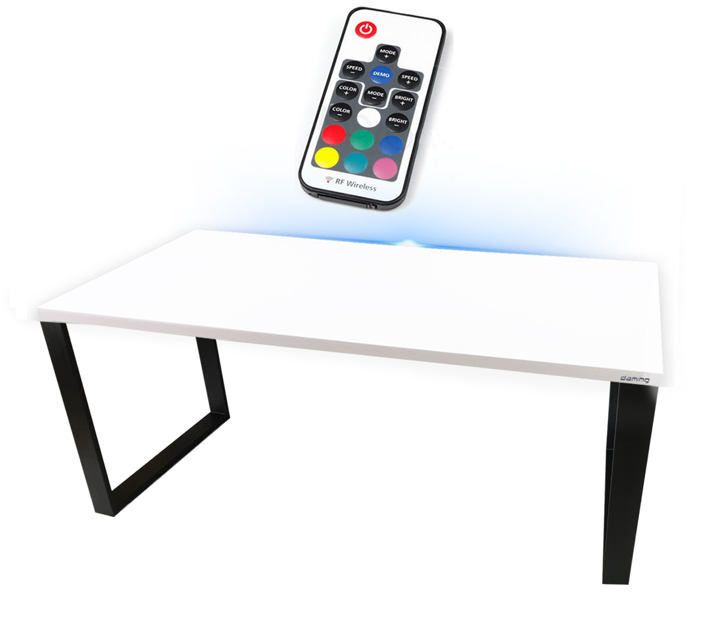 BIURKO GAMINGOWE 120x60 LOFTOWE LED STABILNE