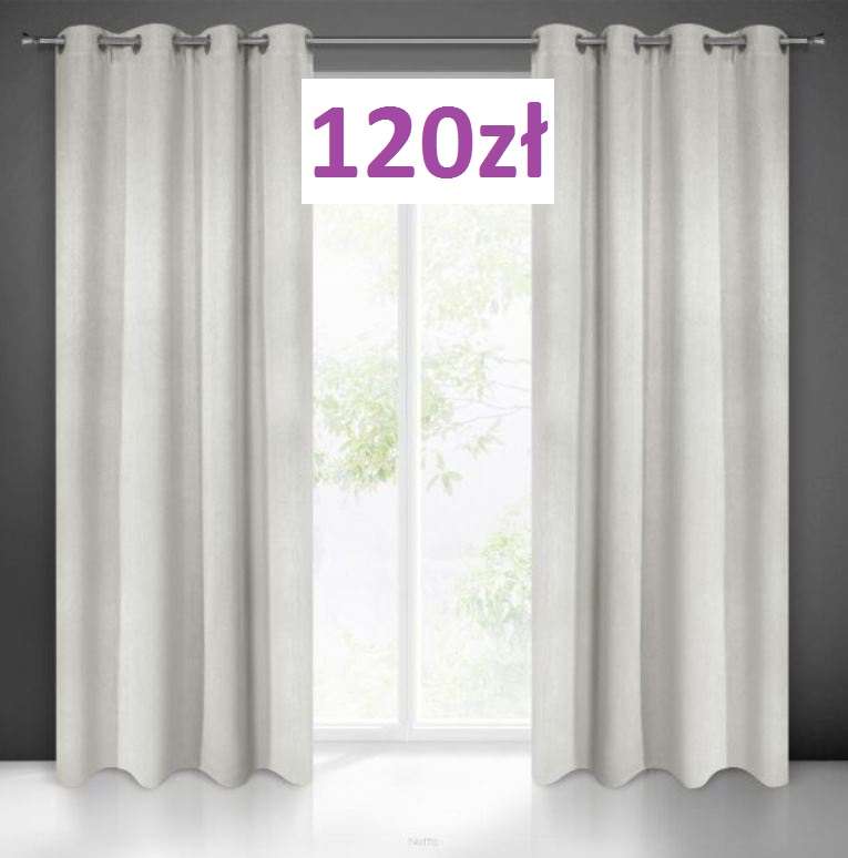 - 50% taniej* Nowa zasłona 135x250 cm  120zł