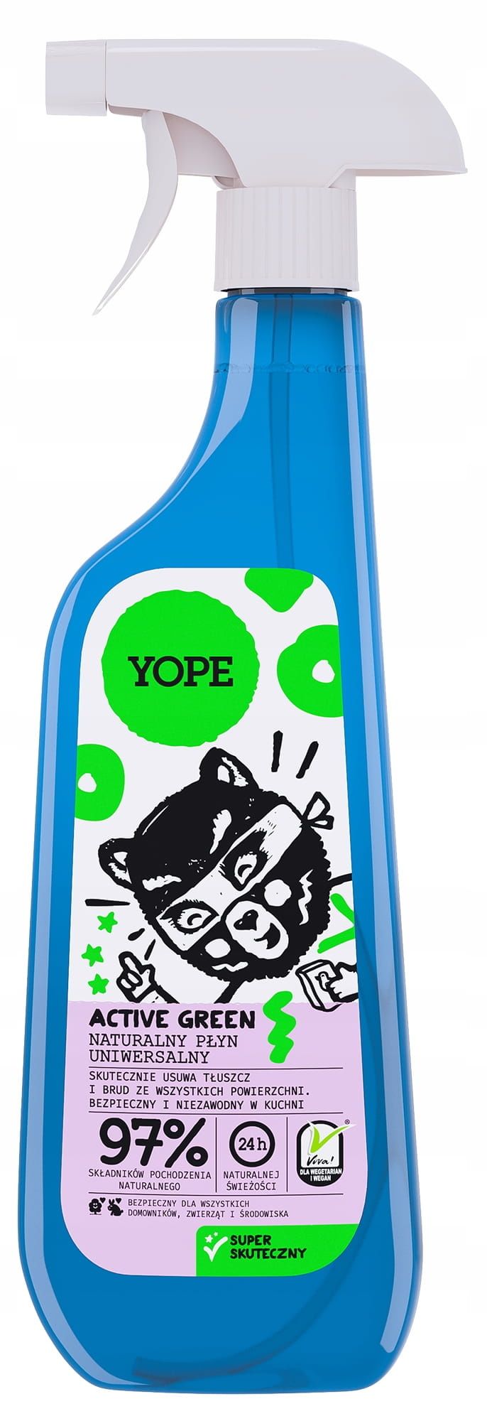YOPE płyn uniwersalny 750ml ACTIVE GREEN