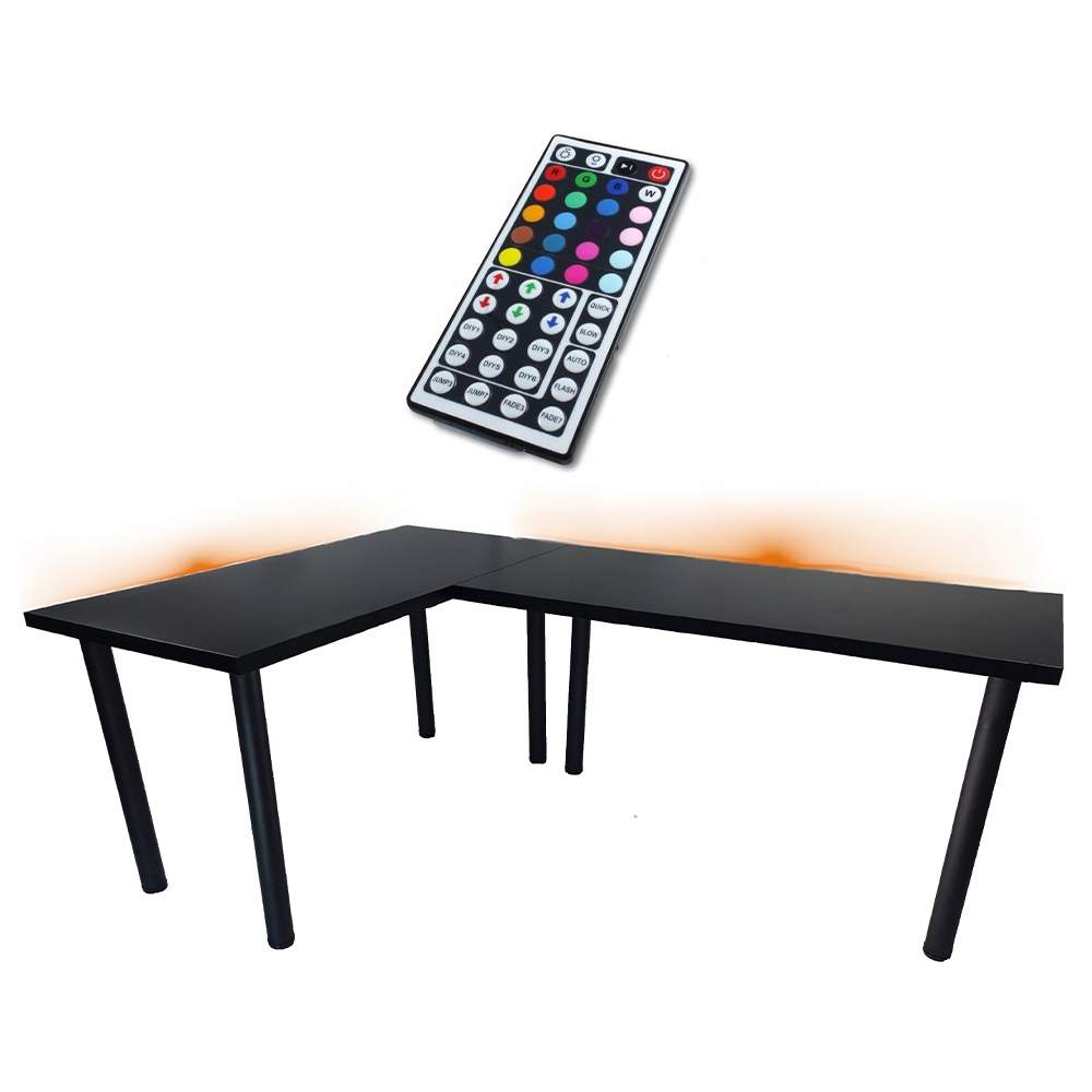BIURKO GAMINGOWE NAROŻNE 180x120 STÓŁ PRODUCENT