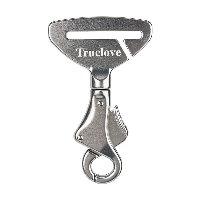 Pas samochodowy dla psa Truelove Premium srebrny