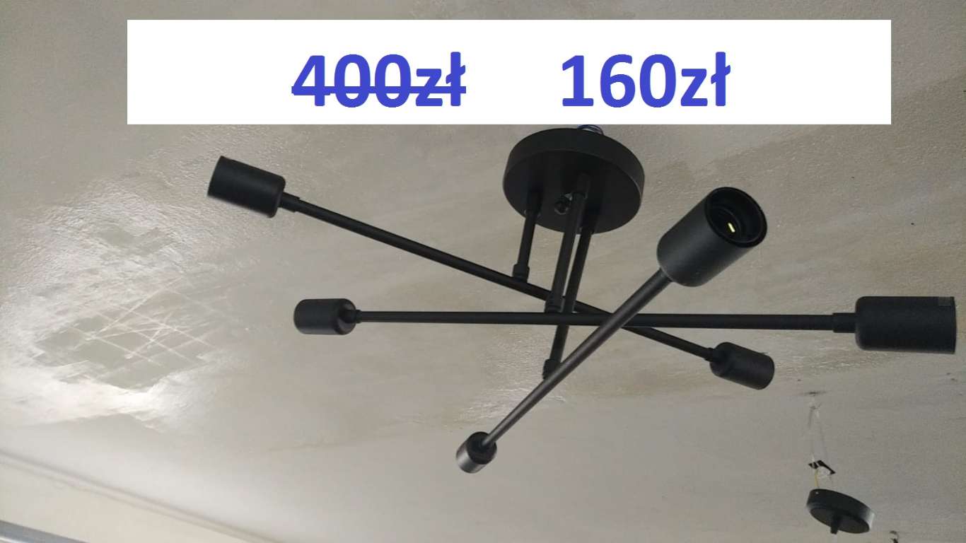 - 60% Nowa lampa wisząca  70x25 cm  160zł