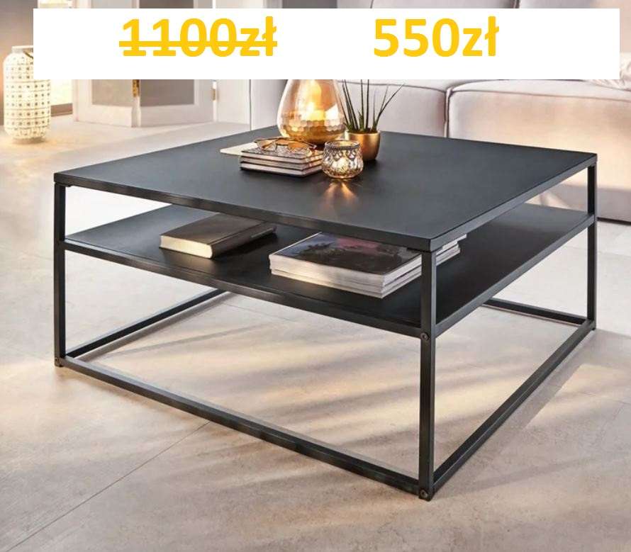 - 50% Nowy stolik kawowy 80x80 cm  550zł