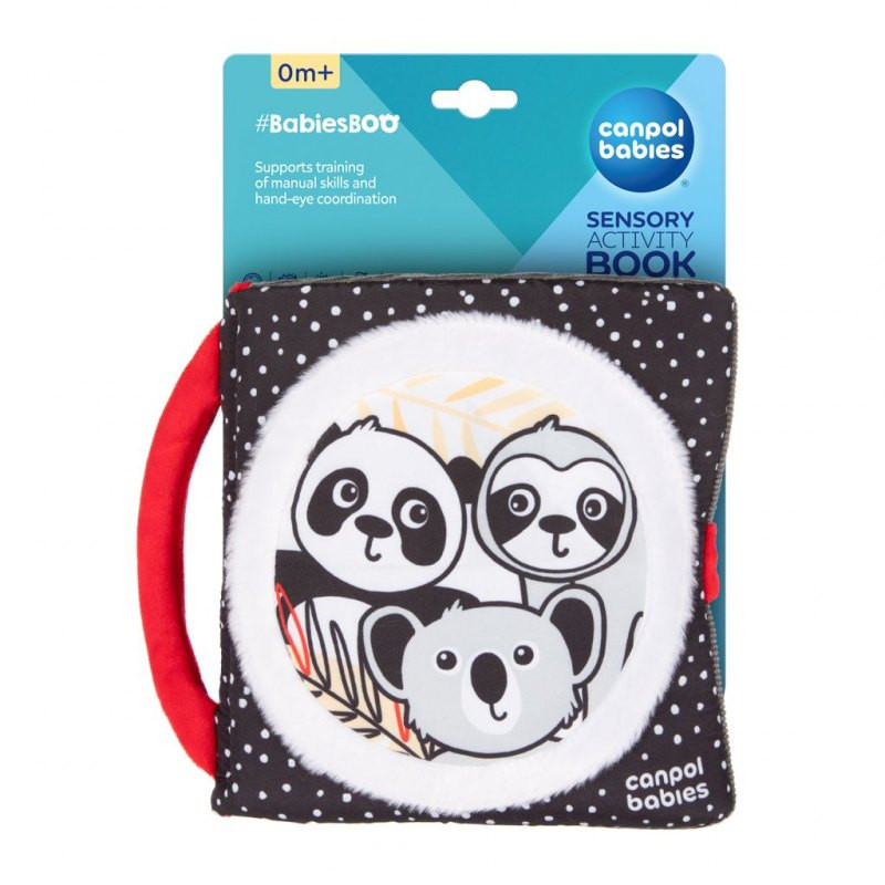 Sensoryczna książeczka manipulacyjna panda