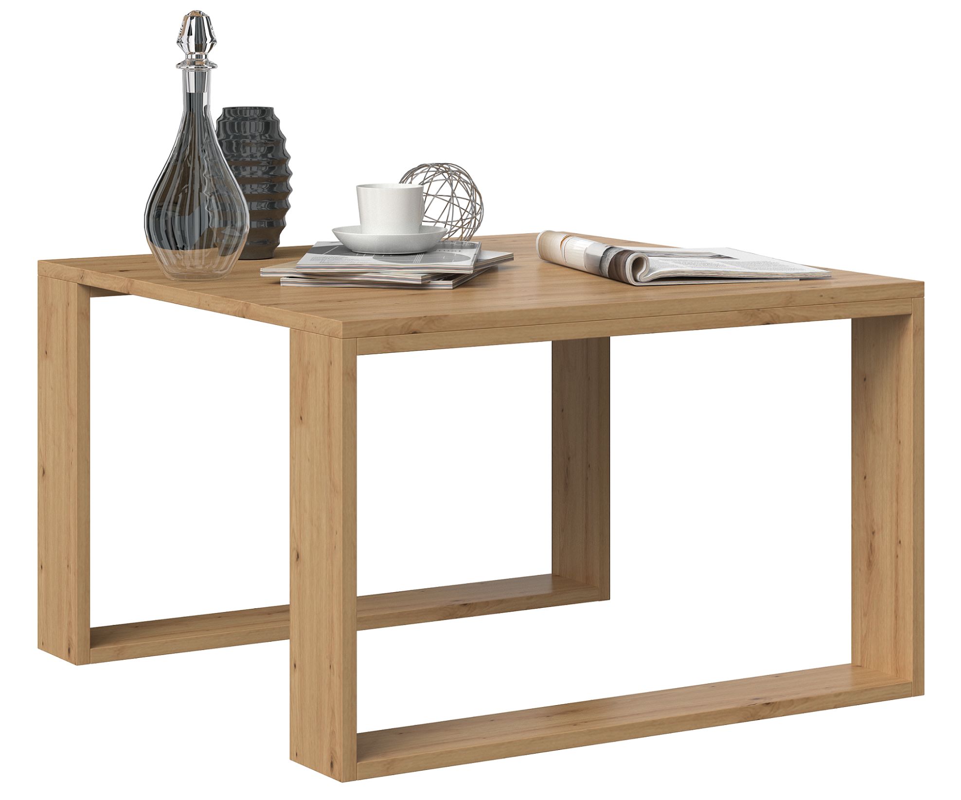 STOLIK KAWOWY ŁAWA LOFT MODERN MINI DĄB ARTISAN