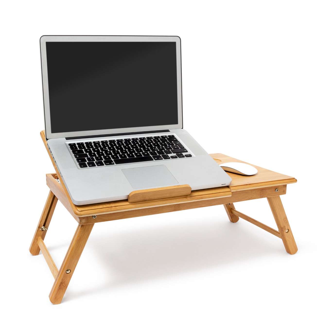 Stolik pod laptopa bambusowy regulacja wysokości