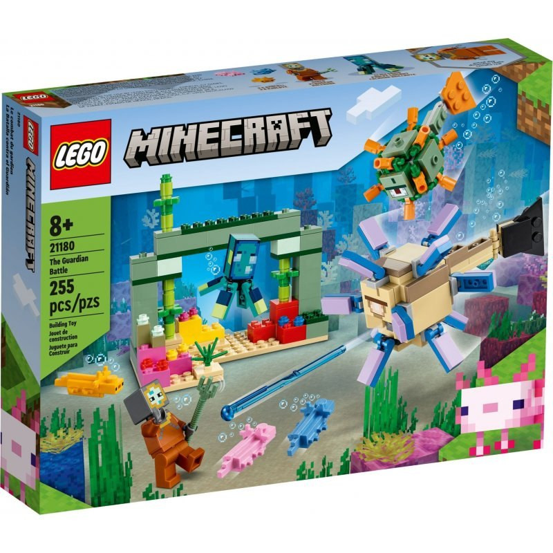 Minecraft walka ze strażnikami