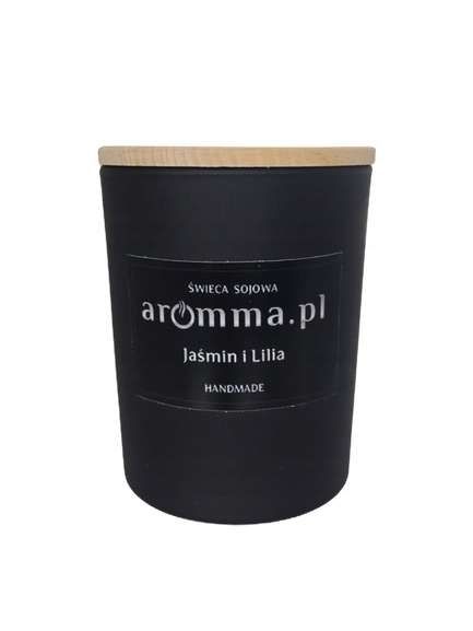 Świeca sojowa zapachowa Jaśmin i Lilia 300 ml - Aromma
