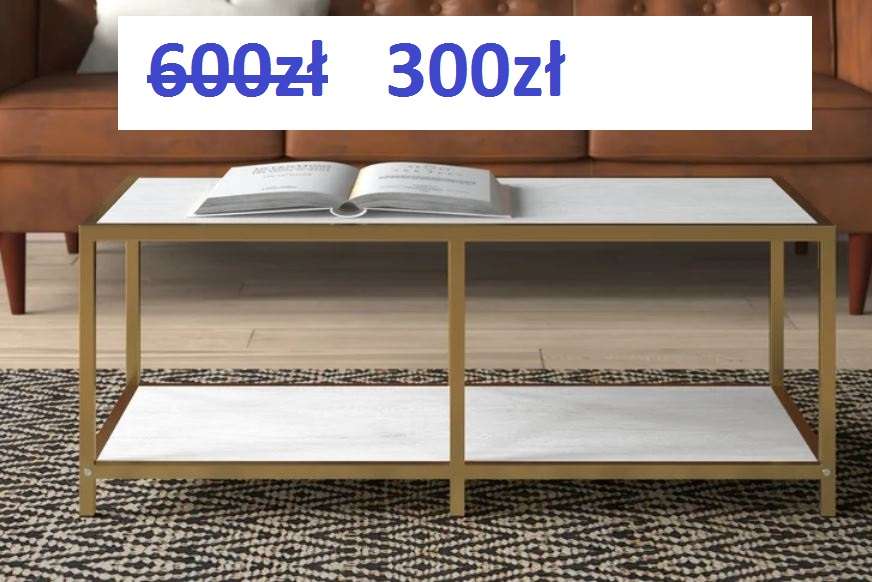 - 50% Nowy stolik kawowy  110x50 cm  300zł