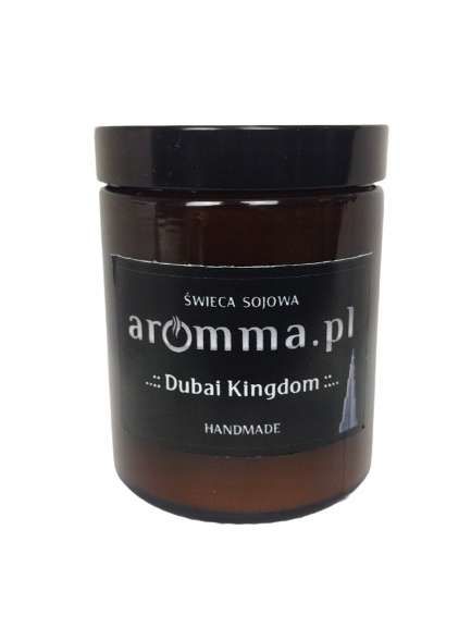 Świeca sojowa zapachowa Dubai Kingdom 180 ml - Aromma