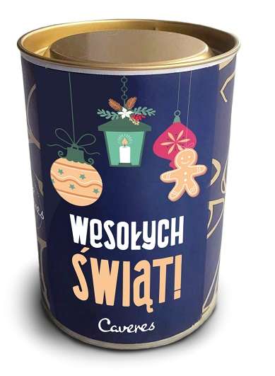Kawa Świąteczna Caveres: Wesołych Świąt - VERO GUSTO 300g mielona