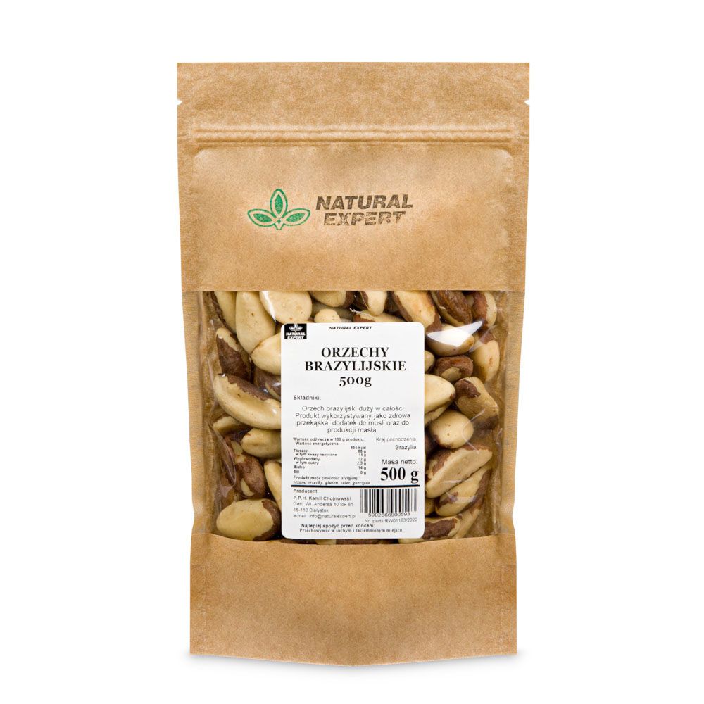 Orzechy Brazylijskie 500G Natural Expert
