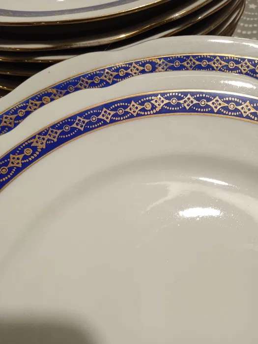 Ćmielów stara polska porcelana zestaw dla 8osób talerze