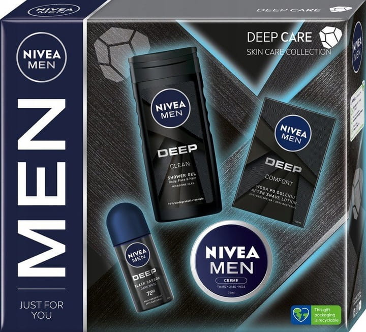 Nivea MEN zestaw prezentowy DEEP CARE