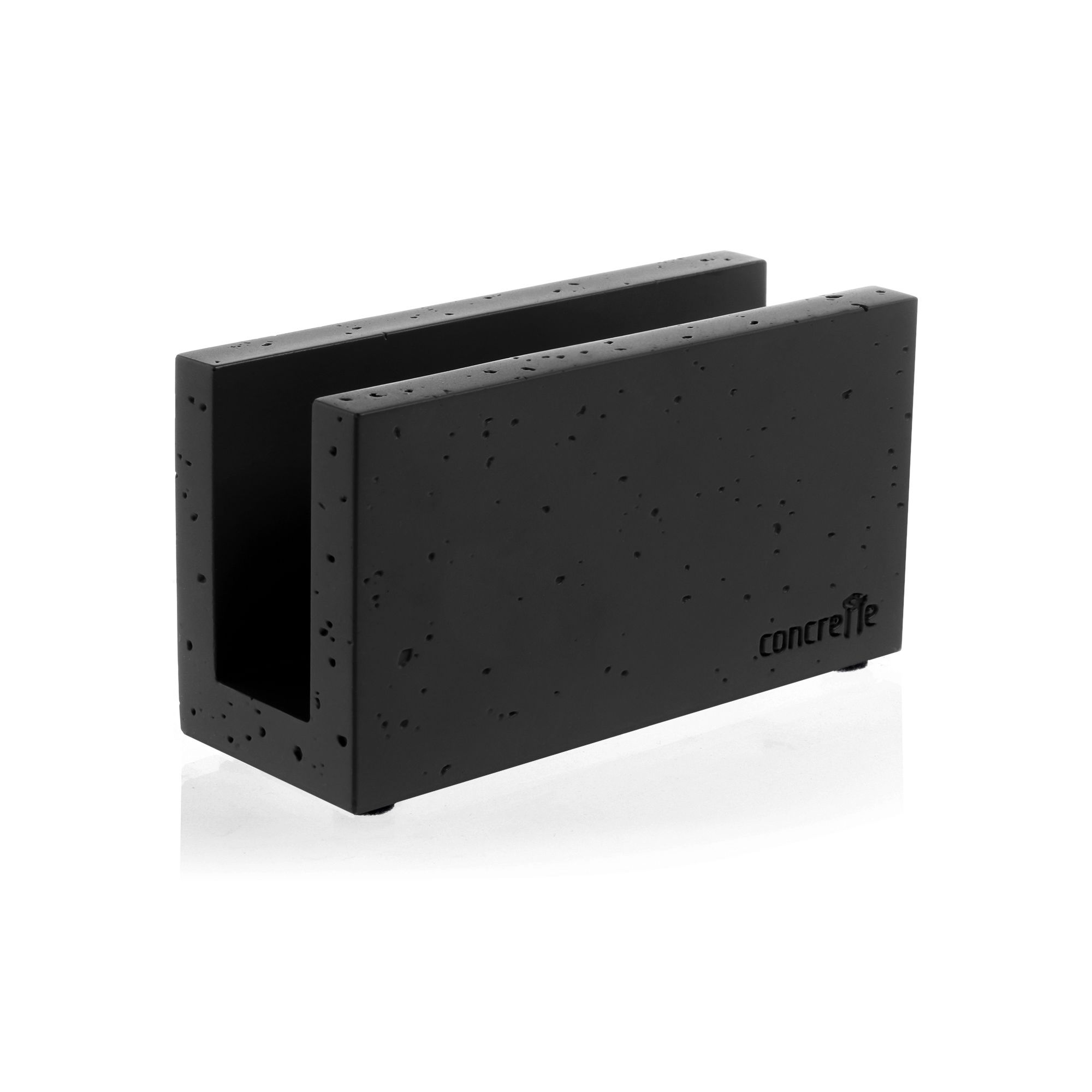 Serwetownik Loft Black Matt Poli