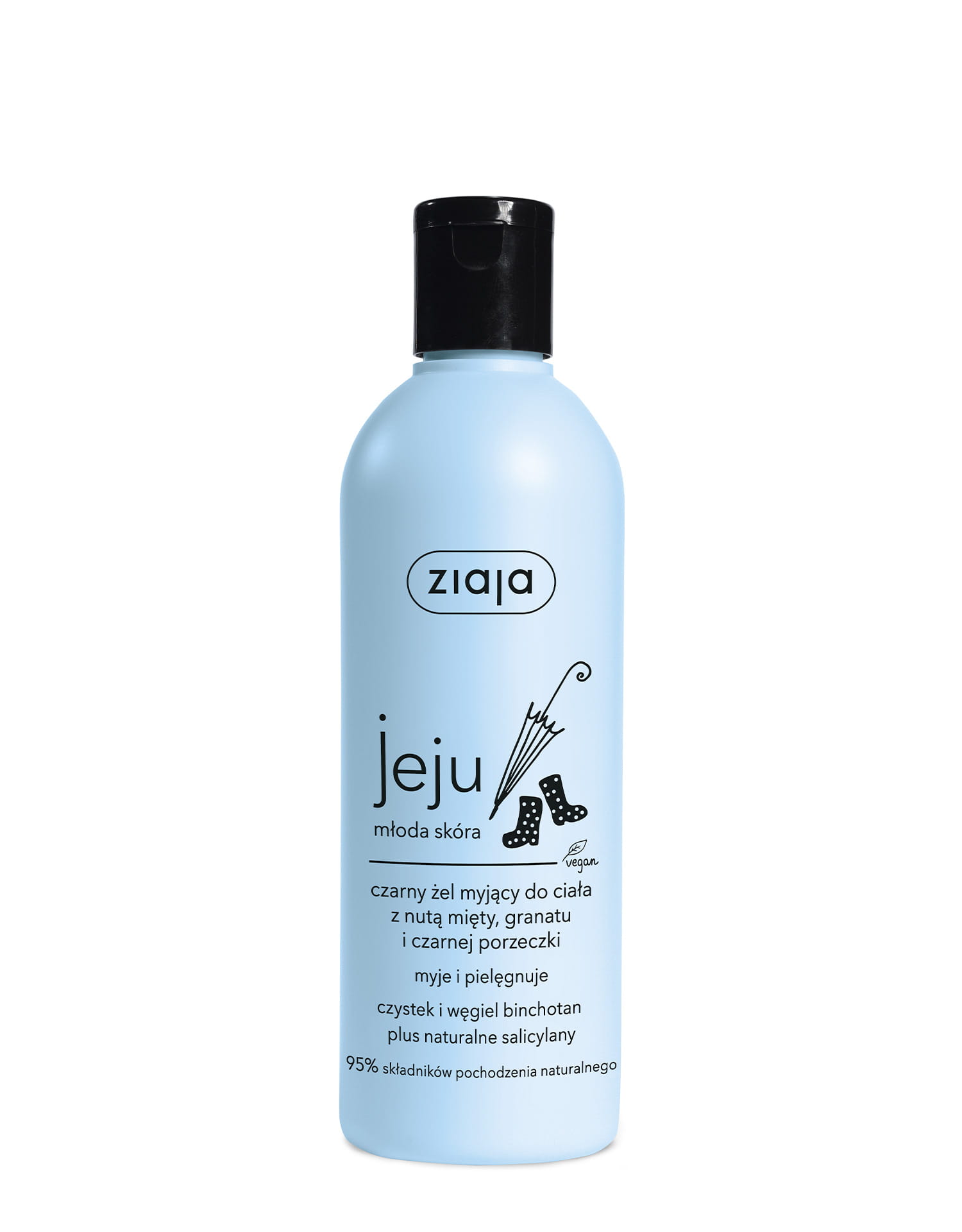 Ziaja Jeju czarny żel pod prysznic 300ml