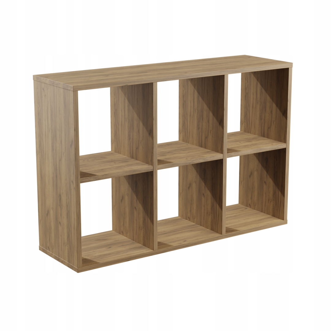Regał Otwarty 2x3 IKEA KALAX Kostka Dąb Szafka