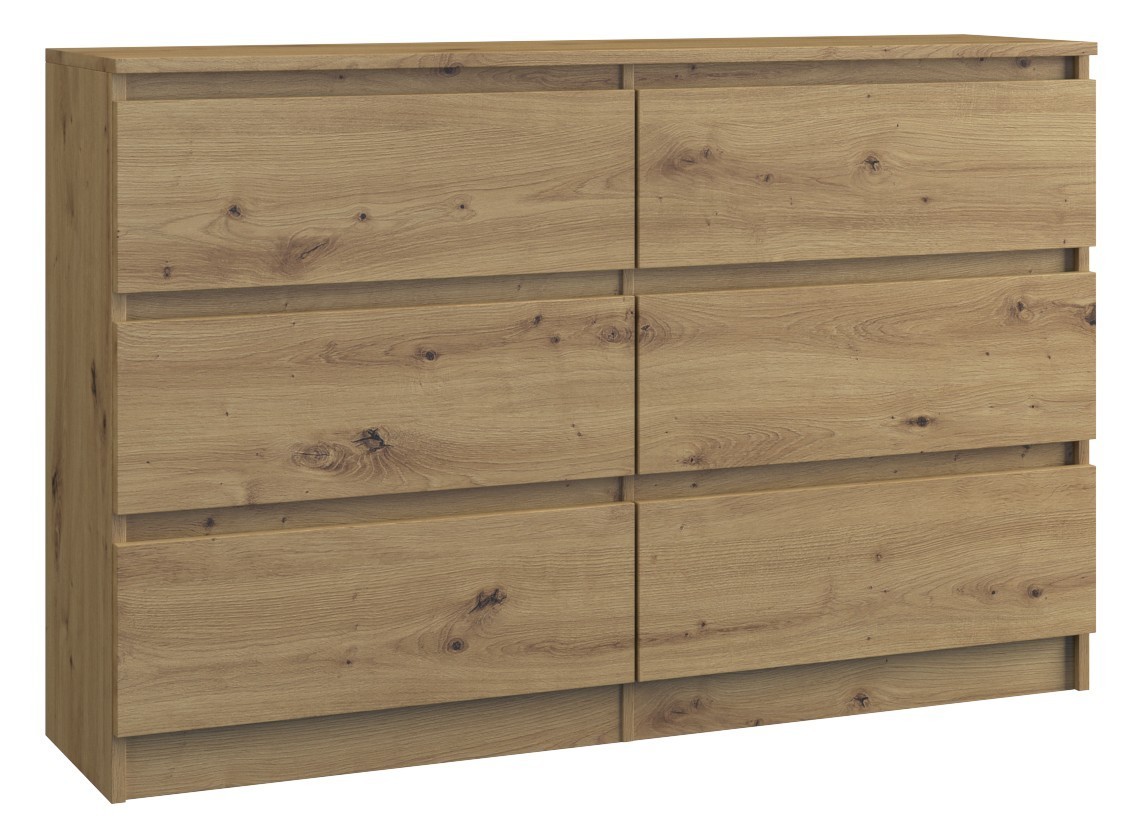 KOMODA MALWA M6 120 - DĄB ARTISAN
