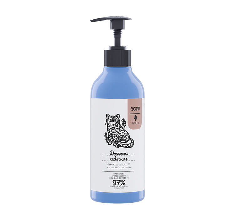 YOPE WOOD żel pod prysznic 400ml Drzewo Cedrowe