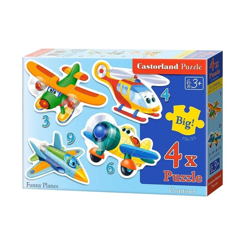 Puzzle 4w1 funny planes